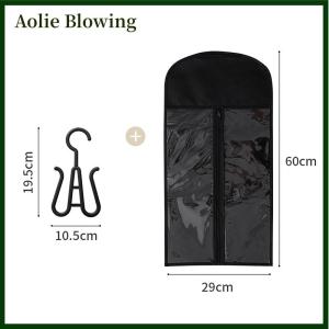 Aolie Long Hair Extensions Storage Bag Non-Woven Dust Proof Wigs Carrier Bags With Hook For Home Organizer Wig Packing Bag