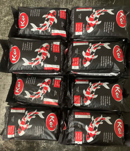 Thức ăn cá KOI 42% đạm Cám cá koi king feed GROW 5KG size hạt 5mm/7mm - CÁM NUTRECO