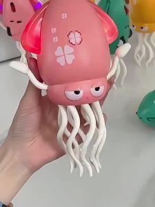 Electric Dancing Octopus ， Induction Obstacle Avoidance ，USB Charging ， Light Music Octopus ， Childrens Stress Relief Toys