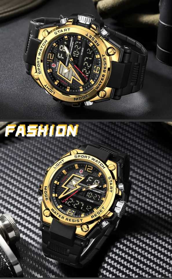 LICARR Fashion Original Men's Watches Brand Waterproof Casual