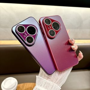 Shockproof Built-in Glass Camera Protection Case For Huawei Pura 80 Pro Pura80 Ultra Anti-Scratch Slim Matte Hard Phone Cover