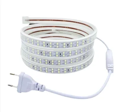 COMBO 5 MÉT DÂY ĐÈN LED 2835 DÙNG ĐIỆN 220V LOẠI 2 HÀNG BÓNG ĐƠN MÀU ( Chuyên dùng chạy hắt trần cuốn cây trang trí nhà cửa quán bán hàng )