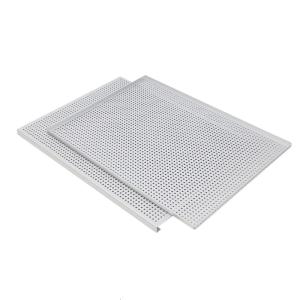 Set Of 2 Multipurpose Baking Tray Nonstick Oven Sheet for Puff Pastry Perforated Mille Feuille Rectangular Pastry Molds