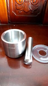 Cối chày inox 304 đặc của Nhật. Chuyên giã hạt khô gia vị tiêu ớt tỏi