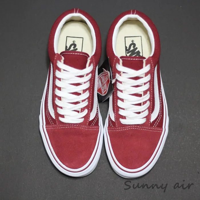 Sunny spot VANS red classic Old Skool low cut casual shoes VN