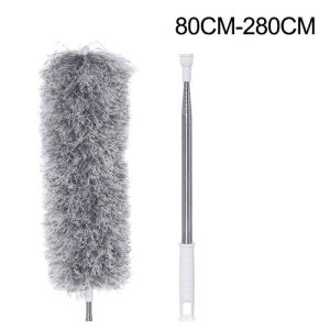 Onetwone Dust Cleaner Retractable Pole Static duster Gap Cleaning Tools Adjustable Microfiber Duster Brush Stretch Extend Duster