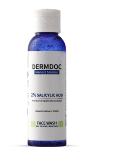 DermDoc 2% Salicylic Acid Face Wash For Clear & Acne Free Skin (120ml)