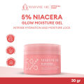 MADAME GIE 5% Niacera Moisturizer Gel Cream Glow Moisture with 2X Brightening Agent and 4X Hydration Skin Barrier Face Care - 30g. 
