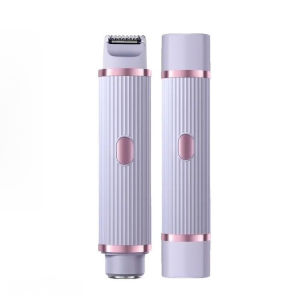 现货2in1 Double-Head Electric Shaver/Wet Dry Hair Razors for Women/Bikini Face Hair Removal Electric Trimmer女士剃毛器