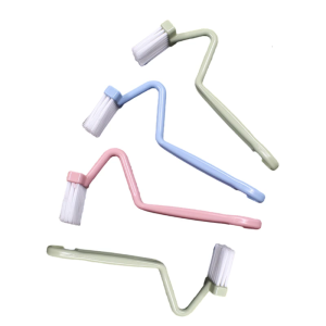 4Pieces Toilet Brush Scrubber Set With Bendable Handle For Easy Cleaning Wall Hanging Brushes For Efficient Housework
