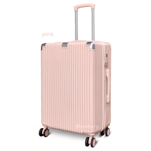 SWITORY พร้อมส่งในไทย กระเป๋าเดินทาง รุ่น Anti102 EDGE UPGRAD PC100% ขนาด 20inch 24inch 28inch luggage ultra light กระเป๋าลาก 4ล้อ สวย ทน เบา จุ ซิปกันขโมย กันมุมอลูมิเนียม กันกระแทก