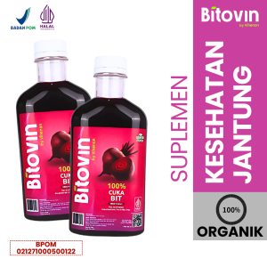 Bitovin Suplemen Kesehatan Jantung | 100% Cuka Buat Bit Alami | Atasi Berbagai Masalah Jantung