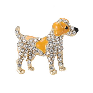 Artistic Animal Brooch Collection Featuring Dog Stylish Suit Accessories Casual Brooch Present for Fashion Enthusiasts