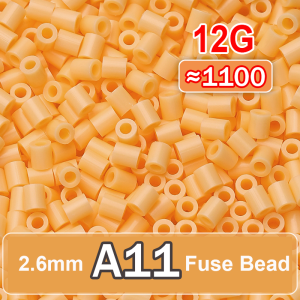 96 Colors 2.6mm Perler Beads 1100pcs - DIY Pixel Art Fuse Beads Refill Pack NO 1-48