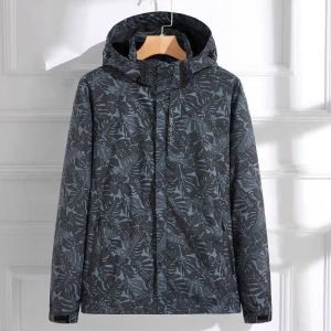 TECTOP Outdoor Jackets for Women Men Waterproof Hooded Windbreaker  Camouflage Sport Hiking Camping Jacket