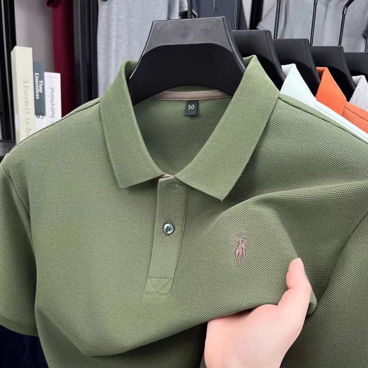 Men%20Summer%20Polo%20Shirt%20Business%20Casual%20Short%20Sleeve%20Loose%20Fit%20Tshirt%20Solid%20Color%20Embroidered%20Collar%20Top%20-%20Image%205