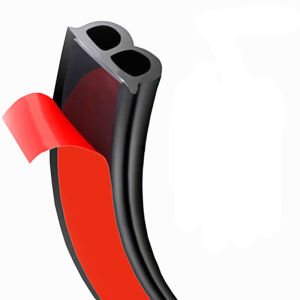 4 Meters B/d Type Door Sealing Strip Car Rubber Sound Insulation Sealing Noise Protector Strip Car Accessories
