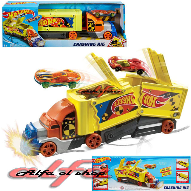 Hot Wheels Crashing Rig ORI Hotwheels Track Builder Diecast