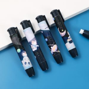 Penghapus Pensil Mekanik Penghapus Cetek Karakter Sanrio Moroll Melody Kuromi Purin Kucing