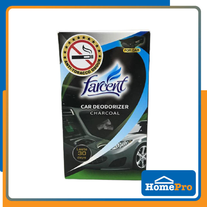 FARCENT Car Deodorizer Charcoal Anti Tobacco Odour 200g Lazada