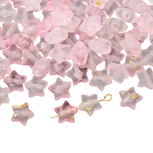 Lung linh Vàng Gradient Acrylic Sao Bead Đồ dùng trang trí cho tùy chỉnh và trang trí vỏ điện thoại