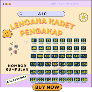 NOMBOR KUMPULAN KADET PENGAKAP - A10