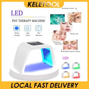 4 in 1 Color PDT LED Facial Mask Light Therapy Mask SPA Facial Equipment Machine Skin Care Home Blemishes/Dark Circles
