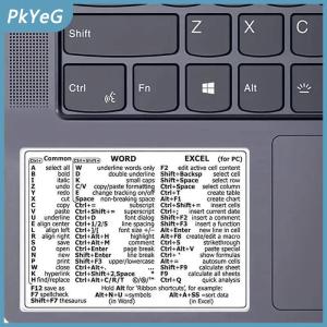 PkYeG Phổ tham khảo bàn phím Phím tắt sticker cho máy tính xách tay Máy Tính Bền trang trí phụ kiện cho nhà văn phòng sinh viên