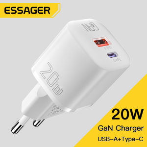 Sạc nhanh FCEssager 20W GaN USB Type C PD sạc nhanh điện thoại QC 3.0 cho iPhone 14 13 12 11 Pro MaxiPad.