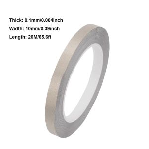 LONGB Điện dẫn kép Băng vải dẫn điện Tự dính Nhiều Độ Rộng Băng Dính Dẫn Điện Hai Bảo vệ tín hiệu Vải dẫn điện Băng dính cách điện
