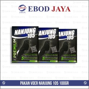 EBOD JAYA PAKAN VOER PREMIUM NANJUNG 105 100GR / 500GR