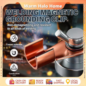 Magnetic Welding Ground Clamp Super Grip Metal Welding Magnetic Clamp Heat Resistant 500°C Suitable for Electric Welding Machines