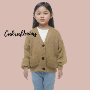 TERBARU!!! Nakara Cardigan Rajut anak Umur 2-12 tahun Atasan baju Anak  Korean Style