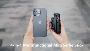 360°Rotation Multi Purpose Mini Bluetooth Mobile Phone Selfie Stick Tripod with Extendable Handle Phone Stand for Live