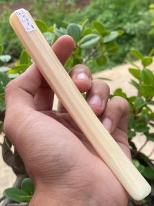 pipa gg asli lokal blimbing lengkung 16cm bahan merah bening