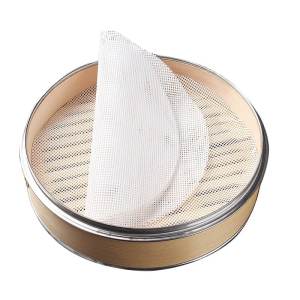 Best Day no.1 Reusable Silicone Dumplings Kitchen Accessories Restaurant Pastry Baking Mesh Mat Steamer Pad Cooking Tool Steamer Paper 24cm (1pc)