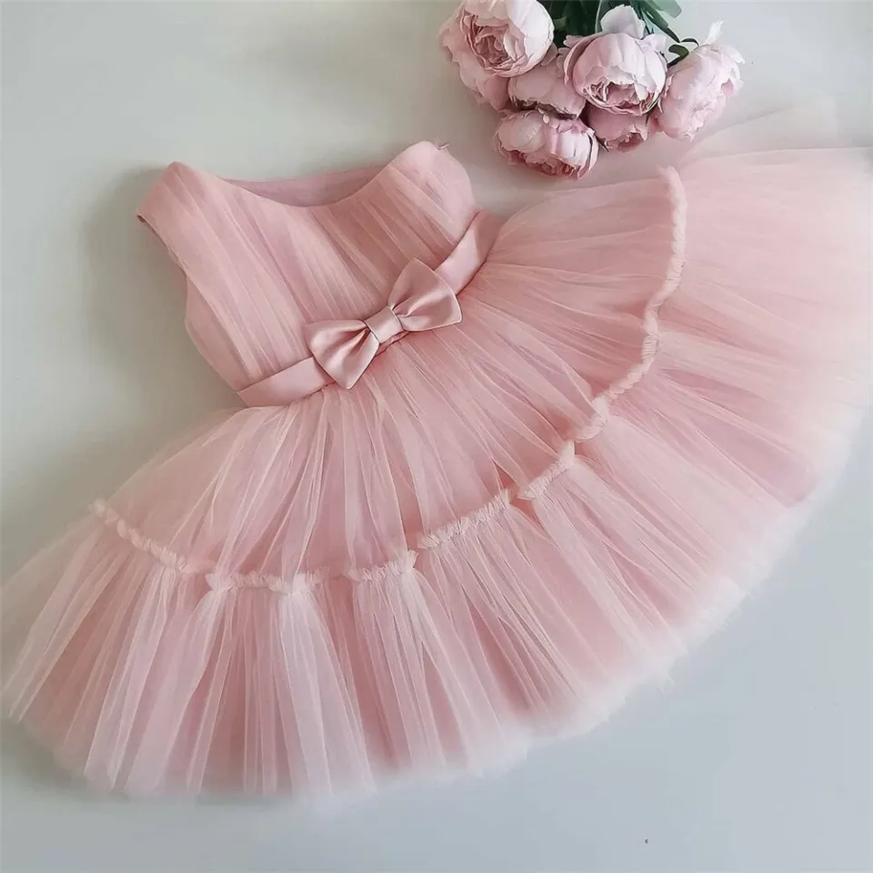 Wedding Party Dresses For Baby Girl 1st Birthday Princess Dress Bridesmaid  dress | eBay