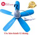 Quạt trần mini, quạt màn mini 5 cánh 11w - 15w cực mát tiết kiệm điện màu xanh, hồng Điện máy Hoàng Quyên. 