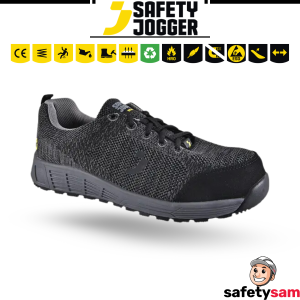 Safety Jogger Econila S1 Safety Shoes with Composite Toe and ESD Protection Lightweight Slip-Resistant Recycled Upper