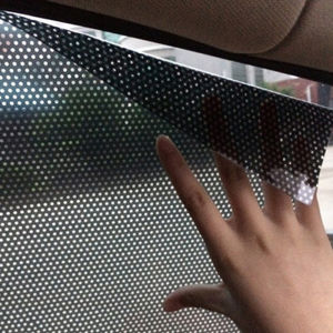 2 ชิ้นหน้าต่างอุปกรณ์ป้องกันแสงแดดครีมกันแดดฟิล์มสติ๊กเกอร์รถปกจัดแต่งทรงผมยูวีสติ๊กเกอร์รถอุปกรณ์ป้องกันแสงแดดไฟฟ้าสถิตสติ๊กเกอร์ด้านข้าง