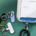 Universal Detachable Mobile Anti-lost Lanyard Card Gasket With Spring Clasp Replacement Phone Hanging Cord Strap. 