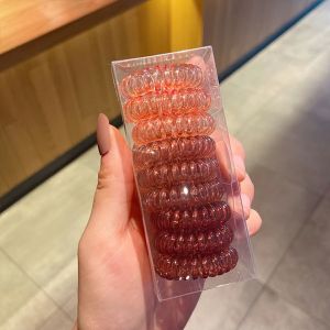 Dây Buộc Tóc Cao Su Trong Suốt Thời Trang Cho Nữ -Lumbley