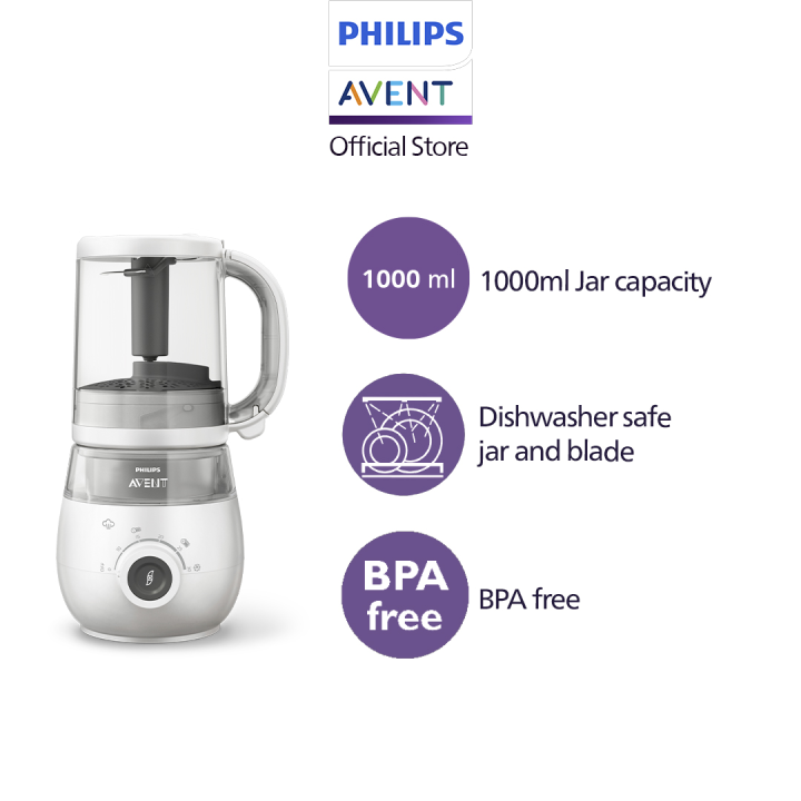 PHILIPS AVENT 4-In-1 Healthy Baby Food Maker SCF883/02