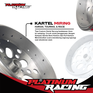 Mangkok Kampas Ganda Kartel Vario 160 cc PCX 160 cc PCX ADV STYLO Ori Costum BY PLATINUM