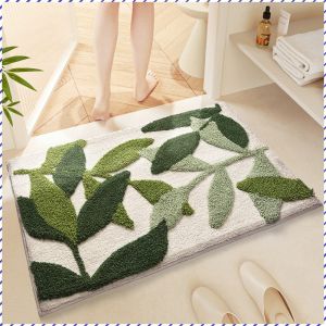 Flocking Carpet Support Quick-drying Bathroom Carpet Elegance Natural Large Capacity Pulling Without Stripping