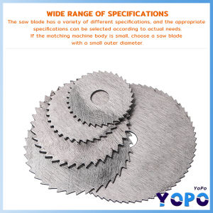 YoPo 6Pcs HSS Circular Saw Blade Set Cutting Sets Rotary Tools for Wood Metal DIY Craft 22mm-50mm
