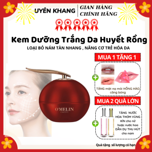 [CHÍNH HÃNG] Kem Huyết Rồng Dưỡng Trắng Da OMELIN Tinh Chất Nhau Thai Cừu Và Bột Ngọc Trai Kem Dưỡng Da Giúp Làm Mờ Nám Sáng Da Căng Mịn