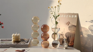 Living Room Decoration Terrarium Flower Vase Bubble Spherical Hydroponic Vase Ornament Used as a Housewarming Gift