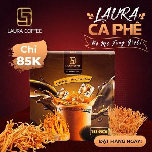 5 hộp Cà phê Đông Trùng Hạ Thảo Laura Coffee Nhật Kim Anh
