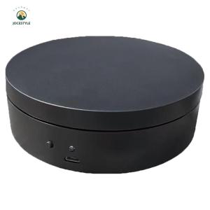 LovSpor❤ 360 Degree Rotating Motorized Display Stand 12cm Electric Turntable USB Charging/Battery Operated for Model Cake 3D Images